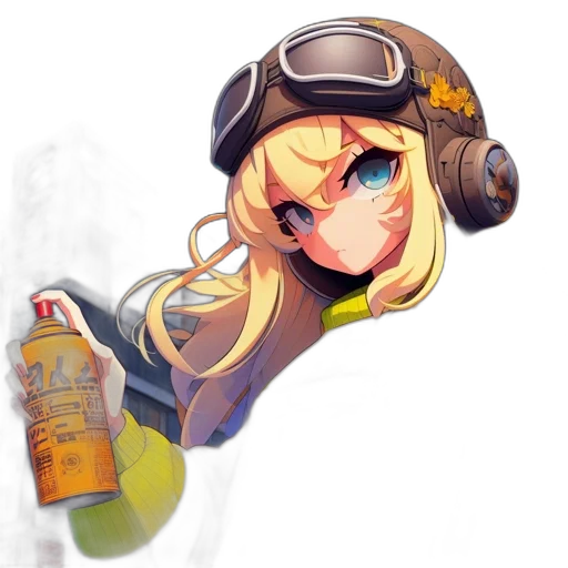 weapon, bottle, staff, robot, anime, concept art, pixel art, fantasy art transparent PNG cut-out