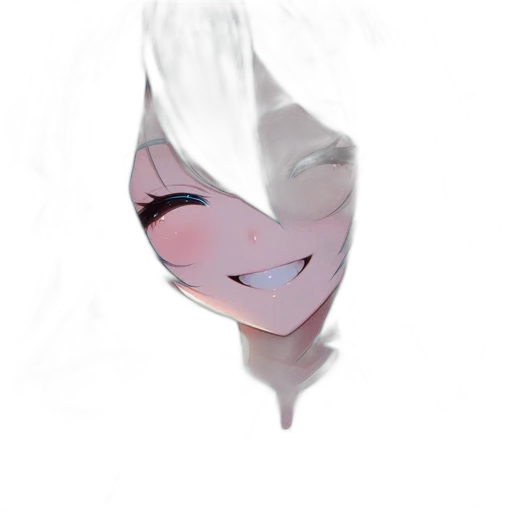 mask, face, creature, hat, anime, 3d render, photorealistic, concept art transparent PNG cut-out