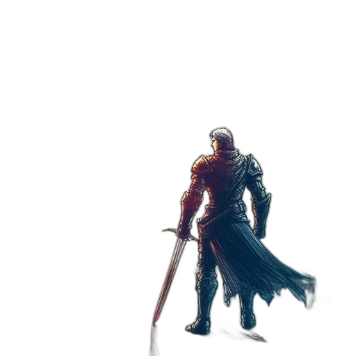 sword, weapon, staff, dragon, concept art, comic book art, pixel art, fantasy art transparent PNG cut-out