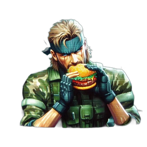 food, jacket, weapon, robot, pixel art, vaporwave, cyberpunk, concept art transparent PNG cut-out