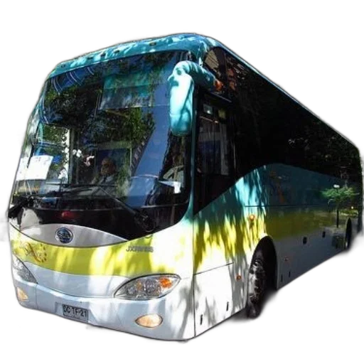 staff, 3d render, photorealistic, concept art, colorful, bus, blue, yellow transparent PNG cut-out