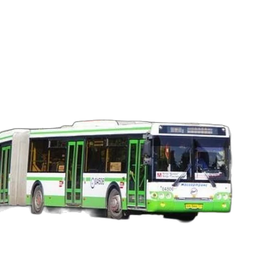 staff, photorealistic, 3d render, concept art, city street, green, white, bus transparent PNG cut-out