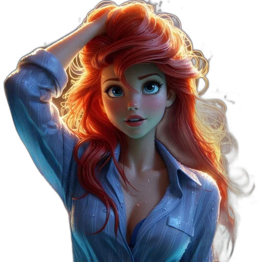 dress, face, hair, staff, fantasy art, comic book art, concept art, cartoon transparent PNG cut-out