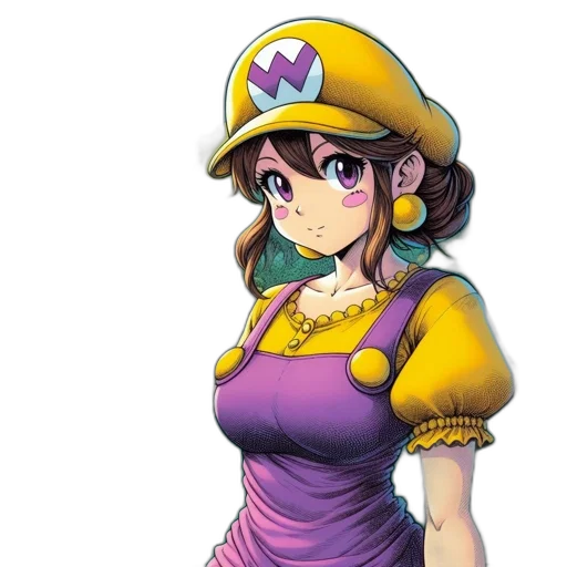 dress, hat, staff, weapon, pixel art, concept art, anime, fantasy art transparent PNG cut-out