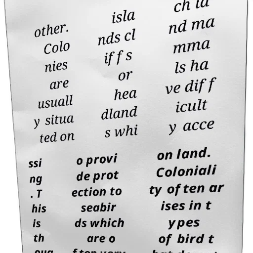 poster, text, about, colonies, islands, cliffs, land, mammals transparent PNG cut-out