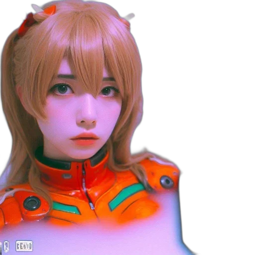 robot, face, mask, 3d render, vaporwave, cyberpunk, photorealistic, outer space transparent PNG cut-out