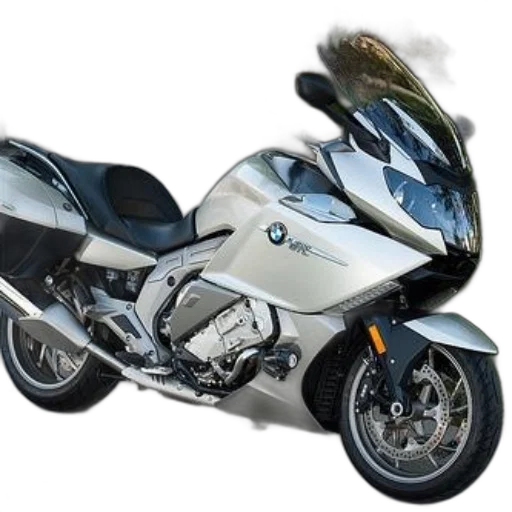 weapon, photorealistic, 3d render, concept art, sleek, bmw, k1600gtl, motorcycle transparent PNG cut-out