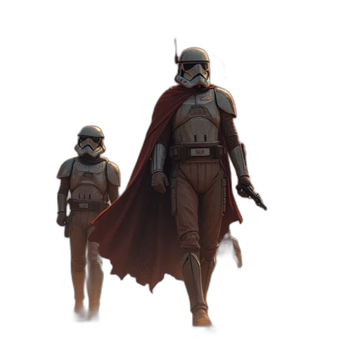 concept art, fantasy art, 3d render, comic book art, earth tones, dark, monochrome, red transparent PNG cut-out