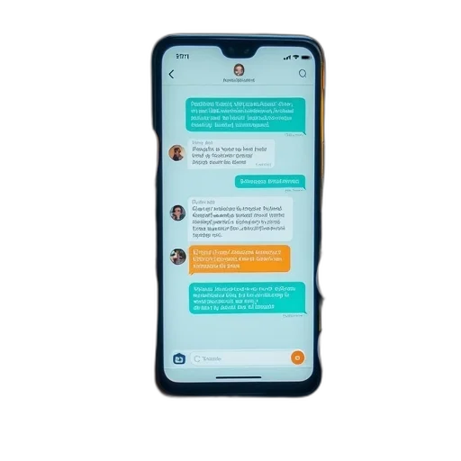 mobile, message, system, several, messages, screen transparent PNG cut-out