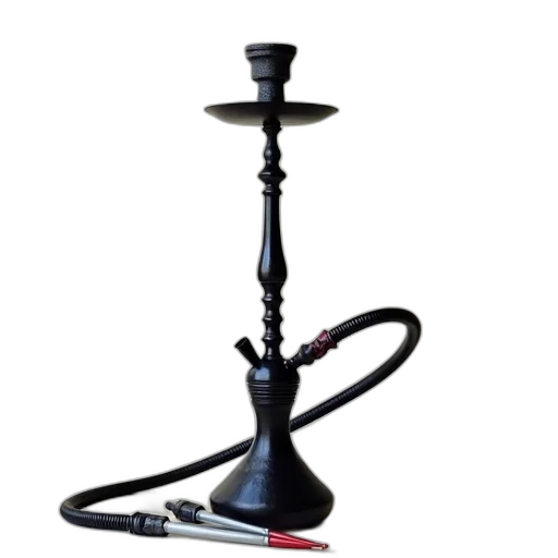 staff, weapon, umbrella, sword, black, ornate, hookah, curved transparent PNG cut-out
