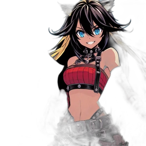 dress, weapon, concept art, anime, comic book art, fantasy art, monochrome, dark transparent PNG cut-out
