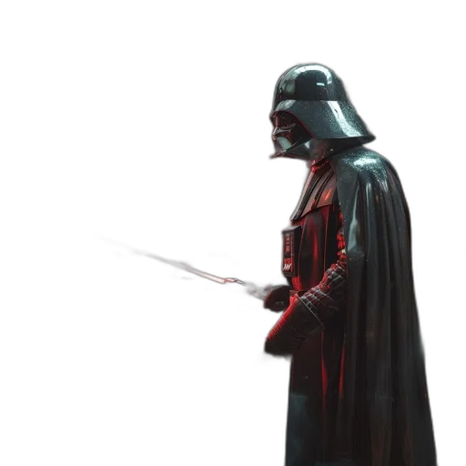 staff, sword, weapon, concept art, 3d render, comic book art, darth, vader transparent PNG cut-out