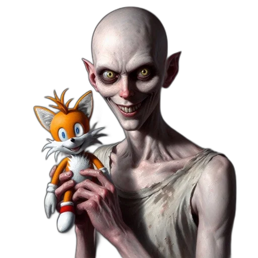 creature, staff, animal, concept art, fantasy art, comic book art, 3d render, bald transparent PNG cut-out