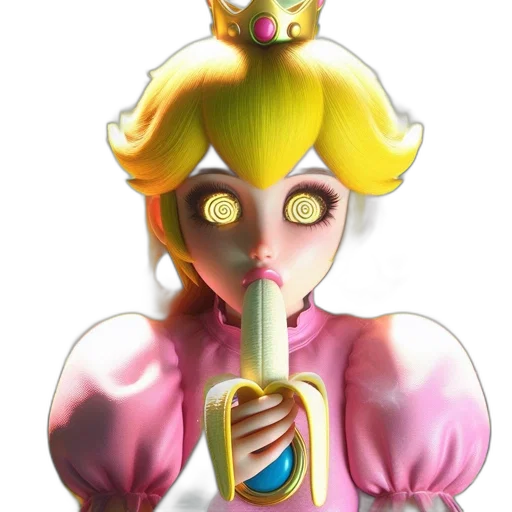 staff, crown, weapon, mask, concept art, 3d render, vaporwave, fantasy art transparent PNG cut-out