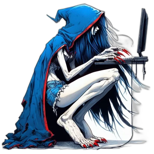 dress, weapon, mask, staff, concept art, comic book art, pixel art, fantasy art transparent PNG cut-out