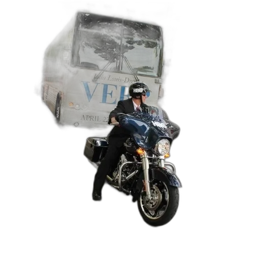 jacket, 3d render, photorealistic, concept art, man, motorcycle, riding, next transparent PNG cut-out