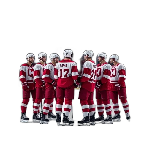 staff, robot, concept art, 3d render, hockey, team, display, ice transparent PNG cut-out