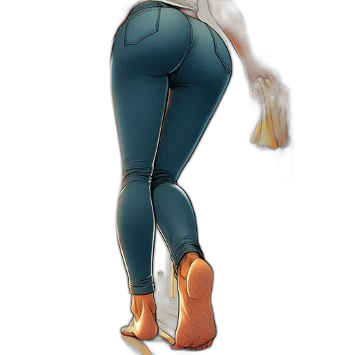 shoes, jacket, dress, weapon, 3d render, concept art, watercolor, photorealistic transparent PNG cut-out