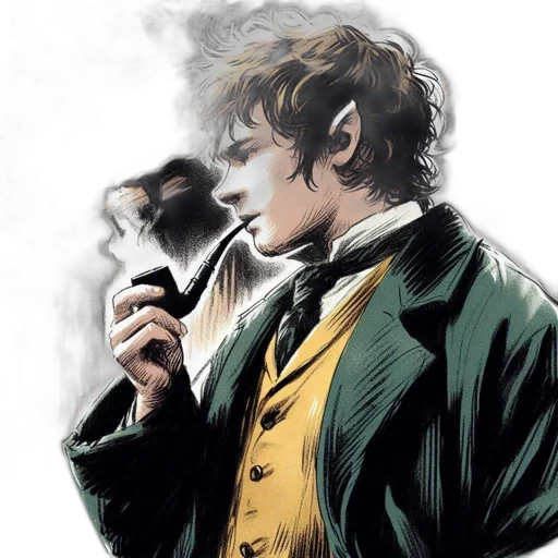 animal, jacket, comic book art, photorealistic, fantasy art, watercolor, green, young transparent PNG cut-out