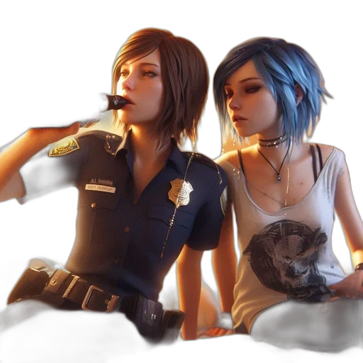 staff, concept art, cyberpunk, photorealistic, 3d render, neon lights, city street, blue transparent PNG cut-out