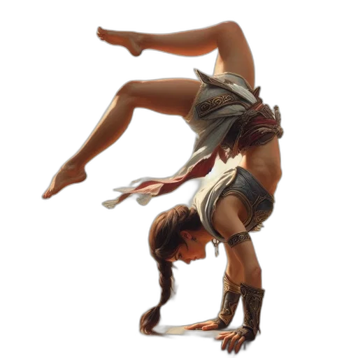staff, concept art, fantasy art, photorealistic, 3d render, elegantly, clad, woman transparent PNG cut-out