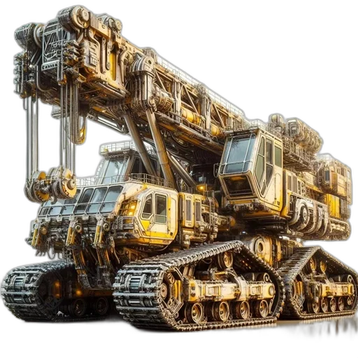 robot, weapon, car, concept art, 3d render, photorealistic, fantasy art, futuristic transparent PNG cut-out