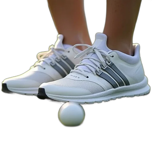 shoes, weapon, 3d render, photorealistic, vaporwave, picture, women, turf transparent PNG cut-out