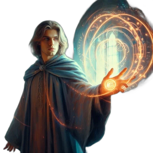 staff, jacket, fantasy art, concept art, comic book art, pixel art, fire, outer space transparent PNG cut-out