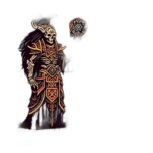 mask, staff, weapon, sword, fantasy art, concept art, pixel art, comic book art transparent PNG cut-out