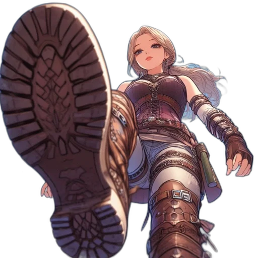 shoes, sword, weapon, staff, fantasy art, concept art, pixel art, anime transparent PNG cut-out