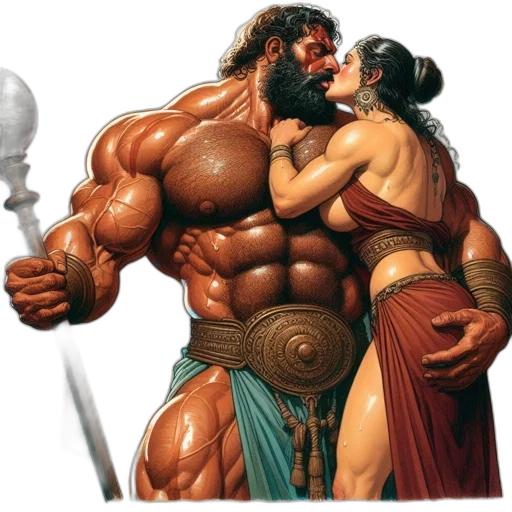 sword, weapon, fantasy art, concept art, comic book art, photorealistic, fire, muscular transparent PNG cut-out