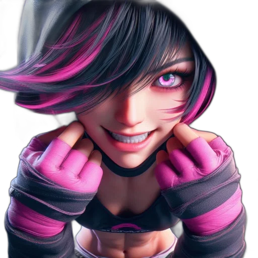 face, jacket, mask, cyberpunk, concept art, comic book art, anime, neon transparent PNG cut-out