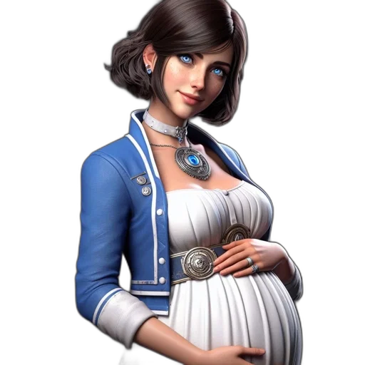 staff, dress, concept art, fantasy art, photorealistic, 3d render, blue, image transparent PNG cut-out