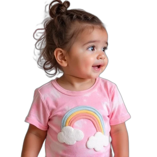 pastel, infant, girl, wearing transparent PNG cut-out