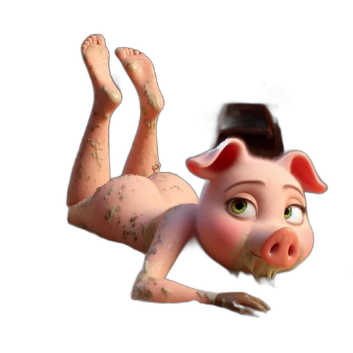 creature, animal, face, 3d render, concept art, cartoon, photorealistic, animated transparent PNG cut-out