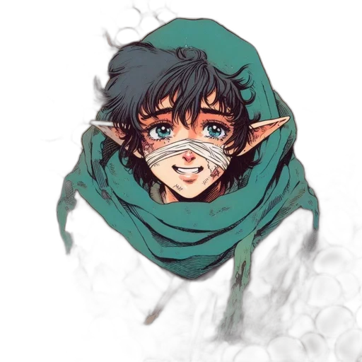 mask, dragon, face, flower, watercolor, fantasy art, anime, concept art transparent PNG cut-out