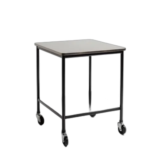 furniture, staff, 3d render, sleek, modern, metal, table, smooth transparent PNG cut-out