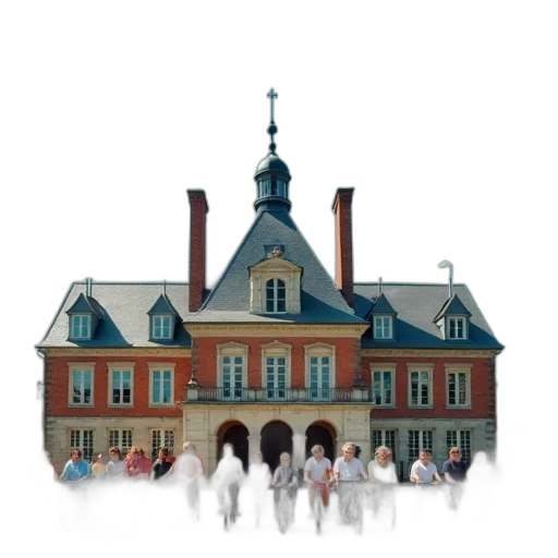 building, staff, concept art, watercolor, 3d render, photorealistic, city street, group transparent PNG cut-out