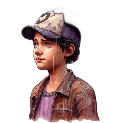 hat, face, jacket, weapon, photorealistic, concept art, pixel art, comic book art transparent PNG cut-out