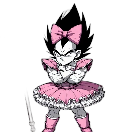 cartoon, concept art, anime, comic book art, monochrome, dark, animated, fairy-like transparent PNG cut-out