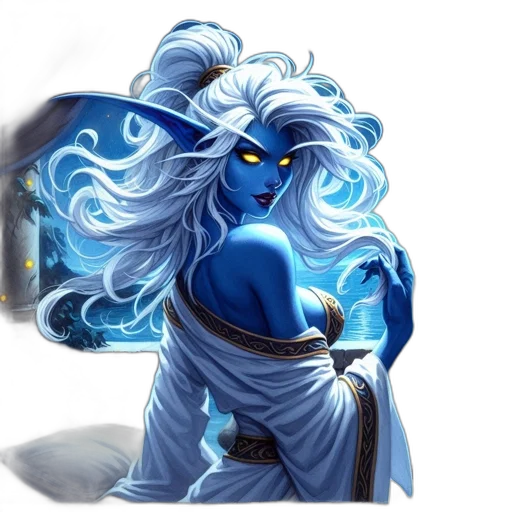staff, mask, fantasy art, concept art, comic book art, pixel art, blue, ethereal transparent PNG cut-out