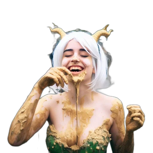 creature, crown, dragon, animal, concept art, pixel art, watercolor, woman transparent PNG cut-out