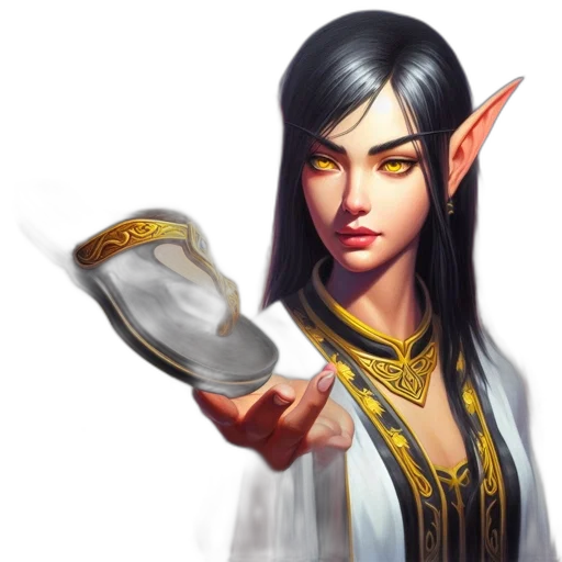 staff, face, sword, weapon, fantasy art, concept art, photorealistic, oil painting transparent PNG cut-out