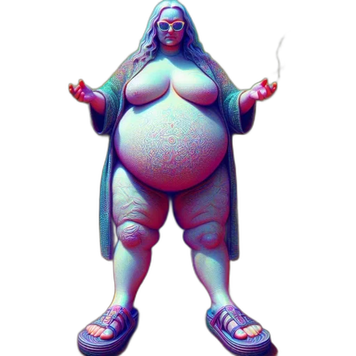 robot, creature, dress, food, vaporwave, concept art, 3d render, pixel art transparent PNG cut-out