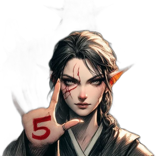 face, staff, weapon, dragon, fantasy art, concept art, comic book art, photorealistic transparent PNG cut-out