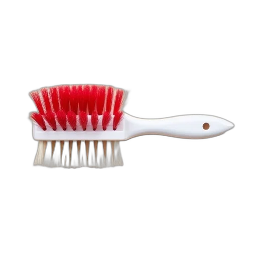 hair, weapon, crown, staff, 3d render, red, white, bristle transparent PNG cut-out