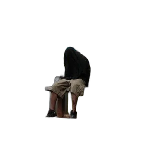 staff, furniture, jacket, hat, 3d render, person, black, shirt transparent PNG cut-out