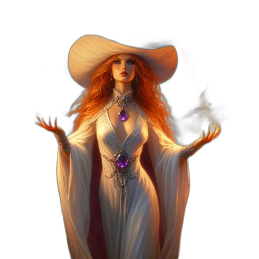 dress, staff, jewelry, fantasy art, concept art, pixel art, photorealistic, fire transparent PNG cut-out