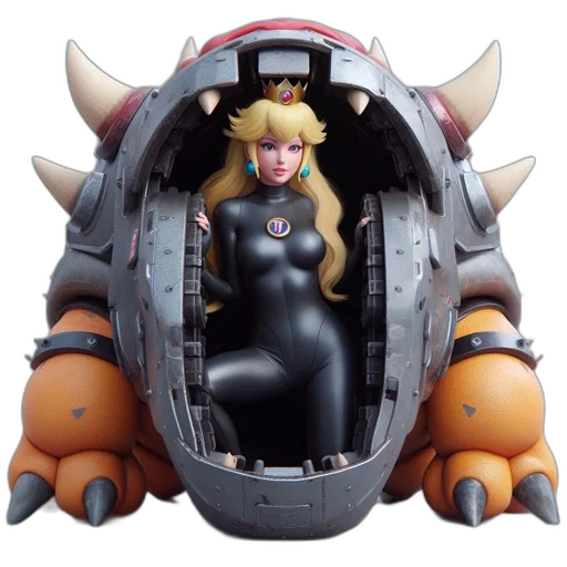 robot, weapon, concept art, 3d render, outer space, lifelike, figure, woman transparent PNG cut-out