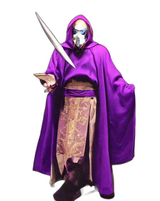 mask, staff, sword, robot transparent PNG cut-out